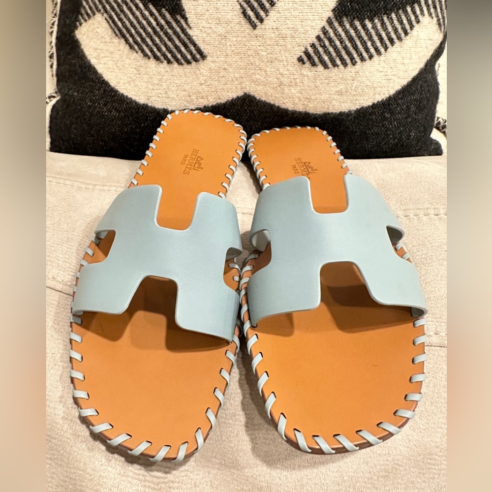 HERMES Oran Sandal Braided style Size 37
